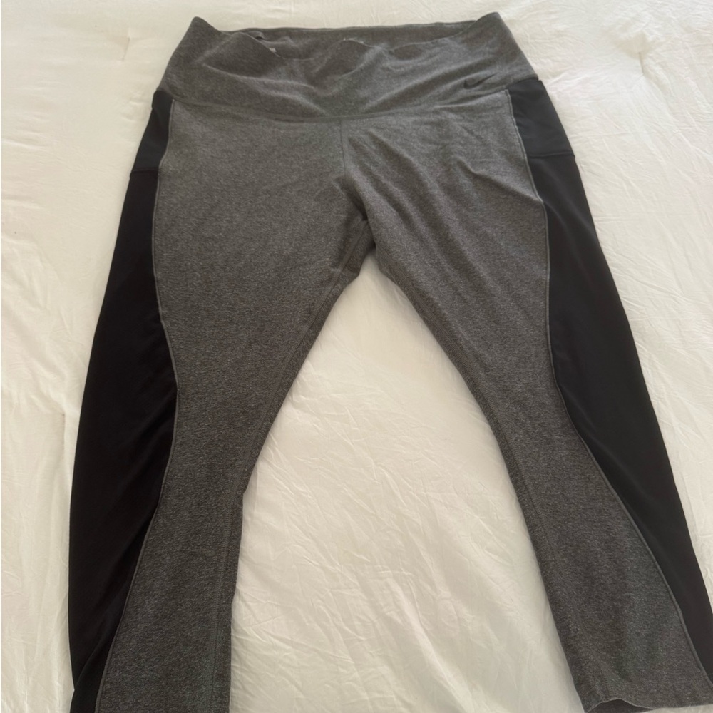 Nike Heather Gray Dri-FIT Leggings